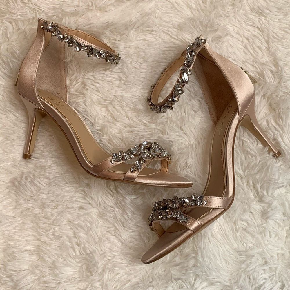 Jewel Badgley Mischka Caroline Sandal Size 5.5 - Picture 2 of 8